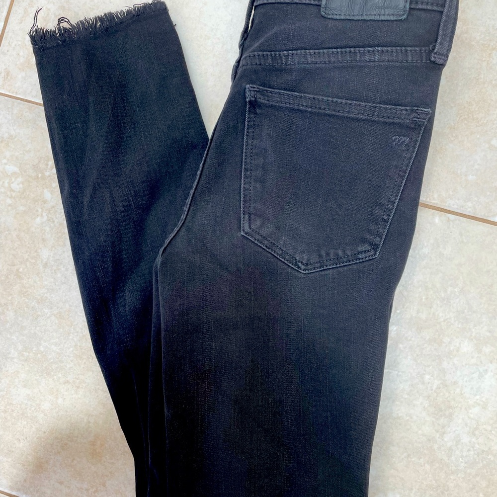 Madewell black skinny jeans